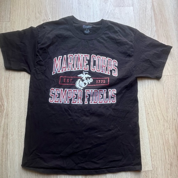 Marine corps Shirt on champion tee - Picture 3 of 3